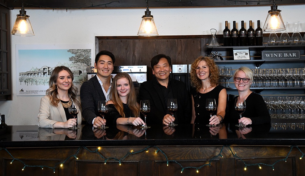 meet the Blackwood Lane Winery team for a wine tasting
